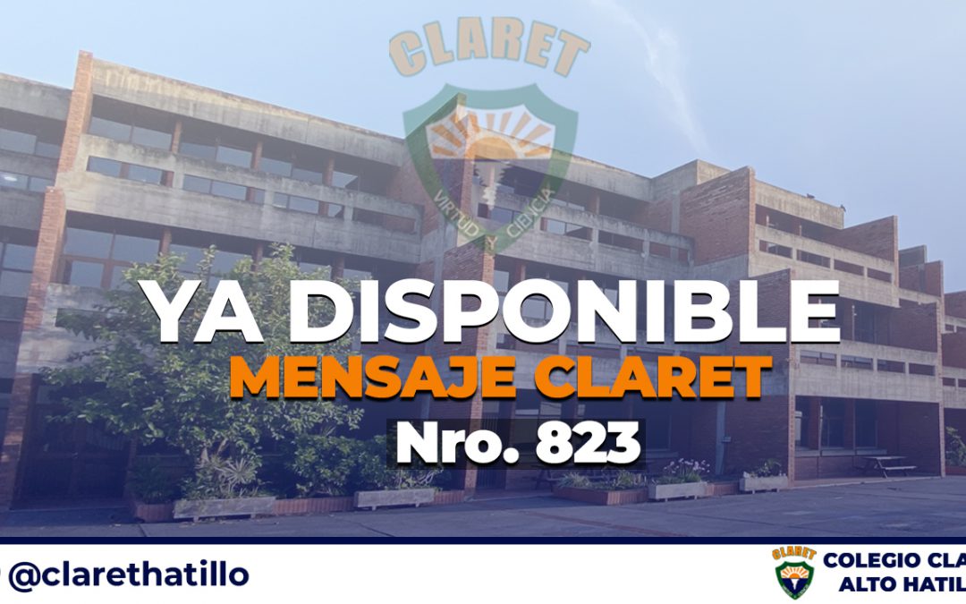 Mensaje Claret Nro. 823